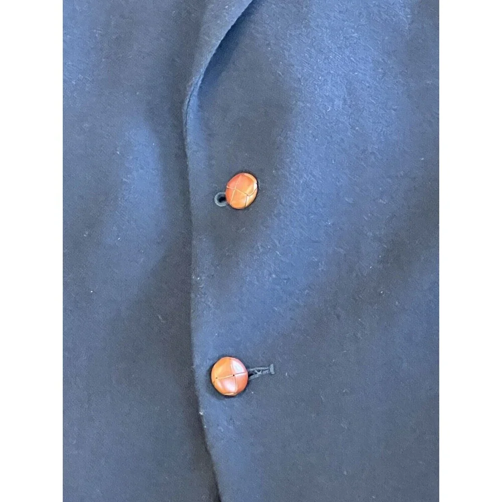Farah of Texas CountryWear Blue‎ Wool  Blazer Sport Jacket 100% Wool 46L
